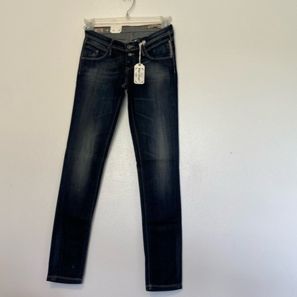Meltin Pot Mariette skinny fit pocket snap and button jegging  jeans 26x32